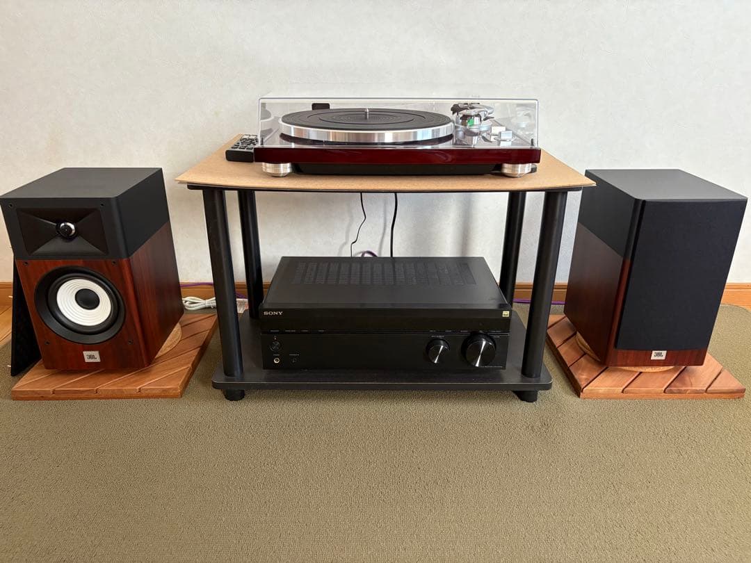 TEACターンテーブル・SONYアンプ・JBLスピーカーセット