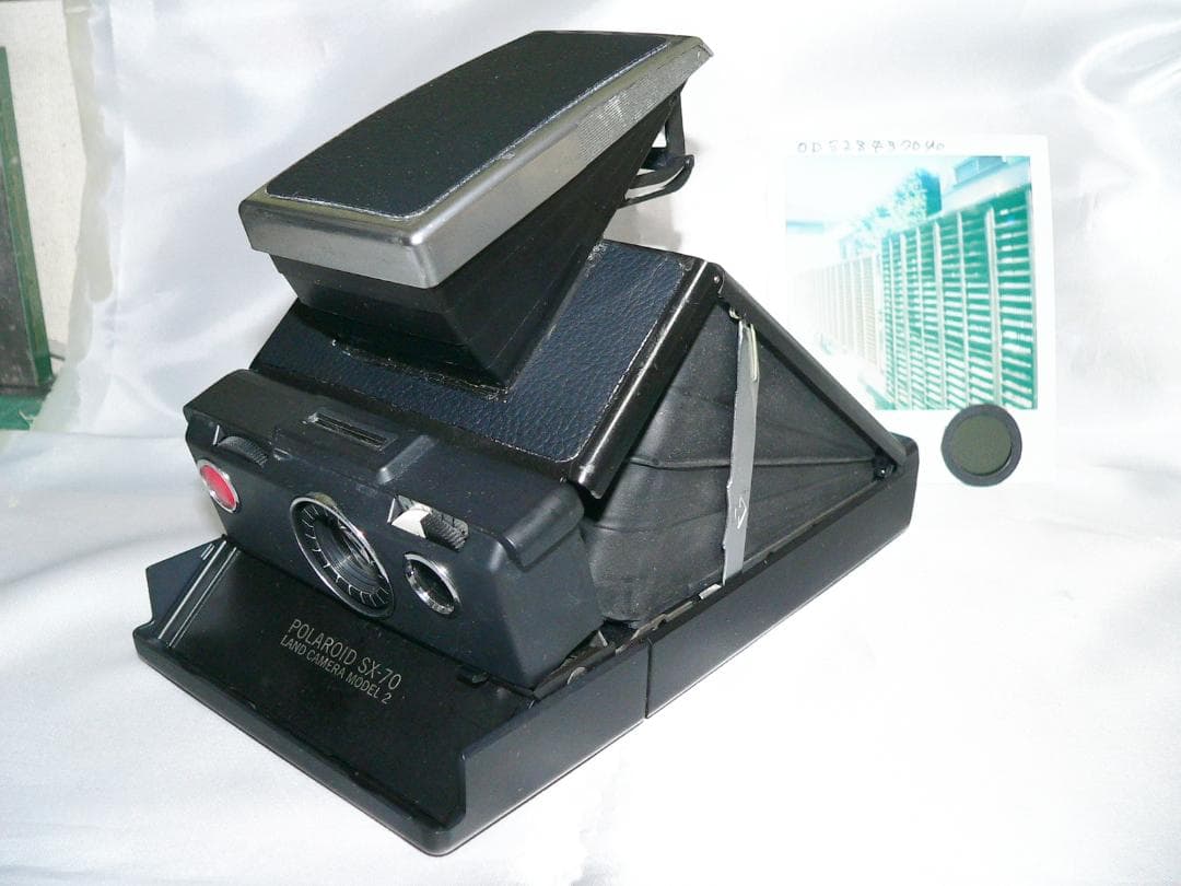 動作機能良整備後実写確認済 ポラロイドＳＸ７０モデル２黒０D５２
