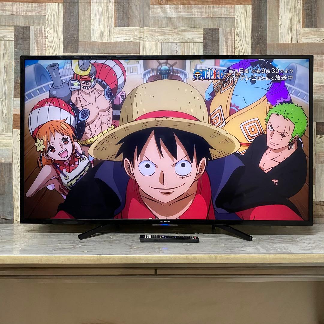全国送料込❣️フナイ55型4K録画機能1TB付Androidテレビネット動画視聴