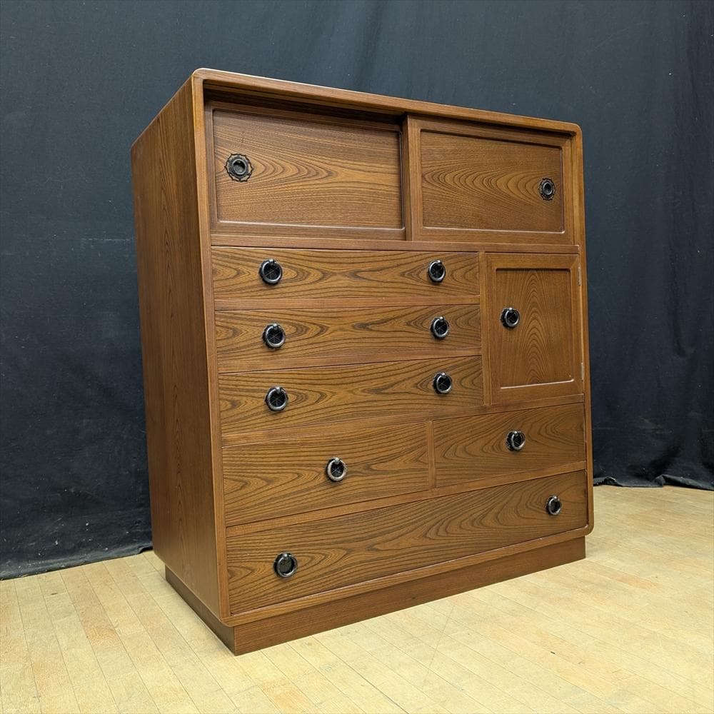 民芸家具　整理箪笥　時代箪笥　タンス　たんす　箪笥　引き出し　収納家具　引き戸