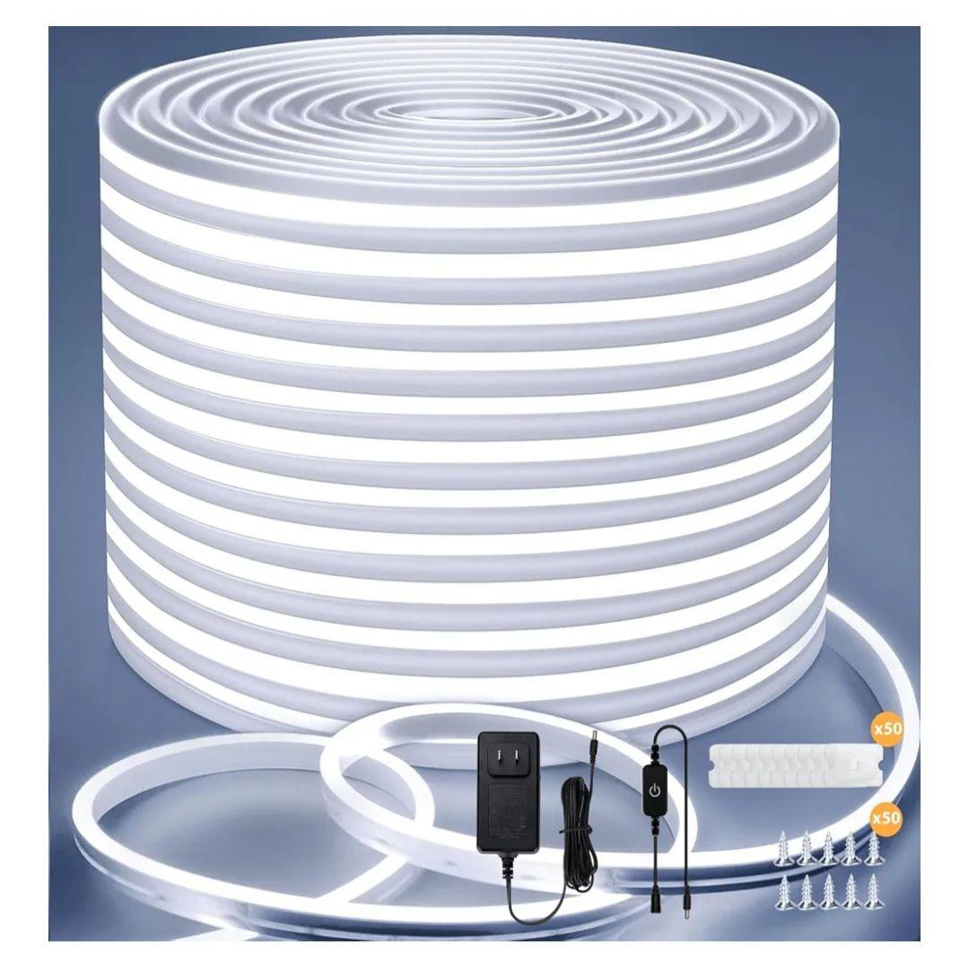 【ブルーOneLine】チューブテープライト ホワイト 15m 3セット