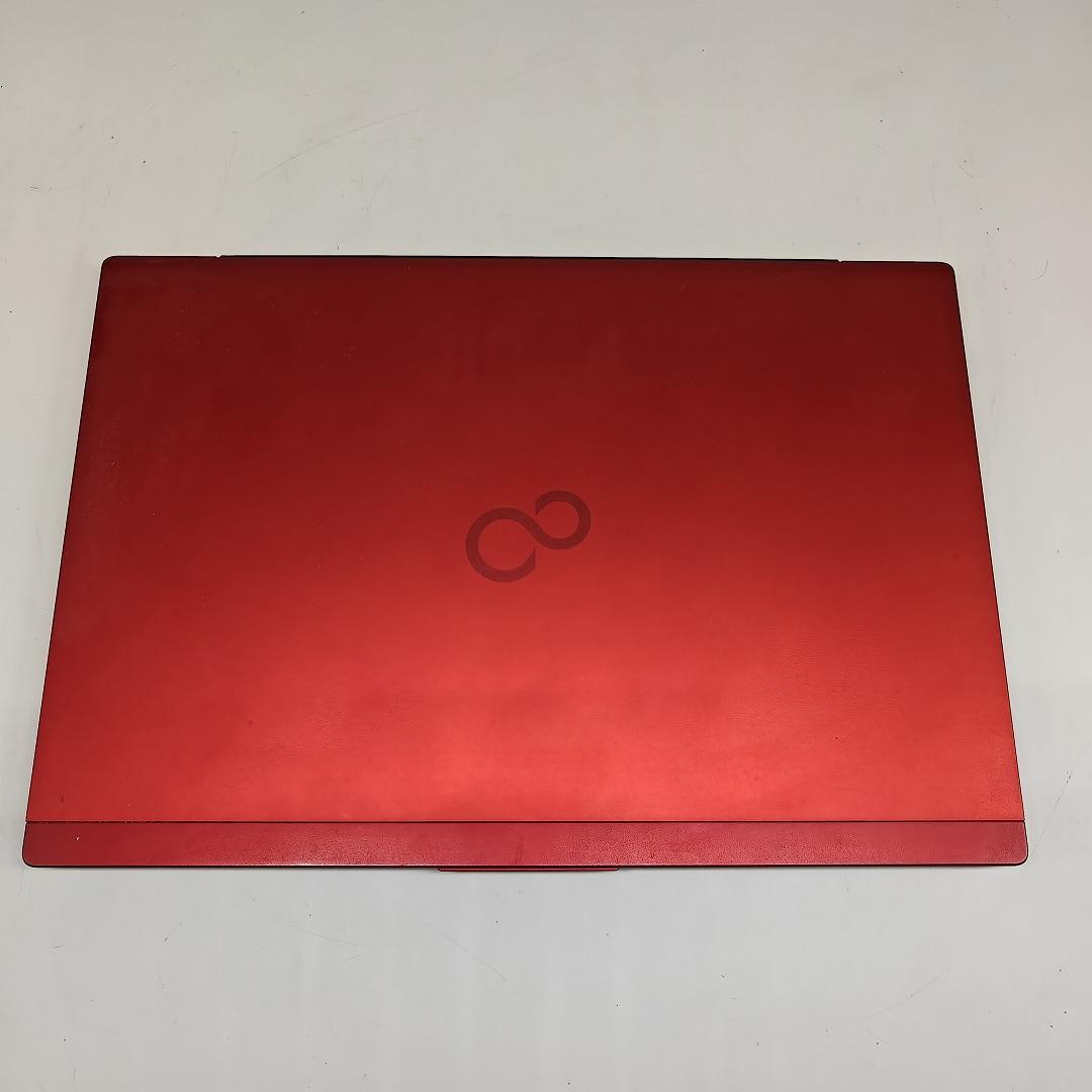 【富士通】高年式i7 SSD256GB 8GB レッド 超軽量 ノートPC