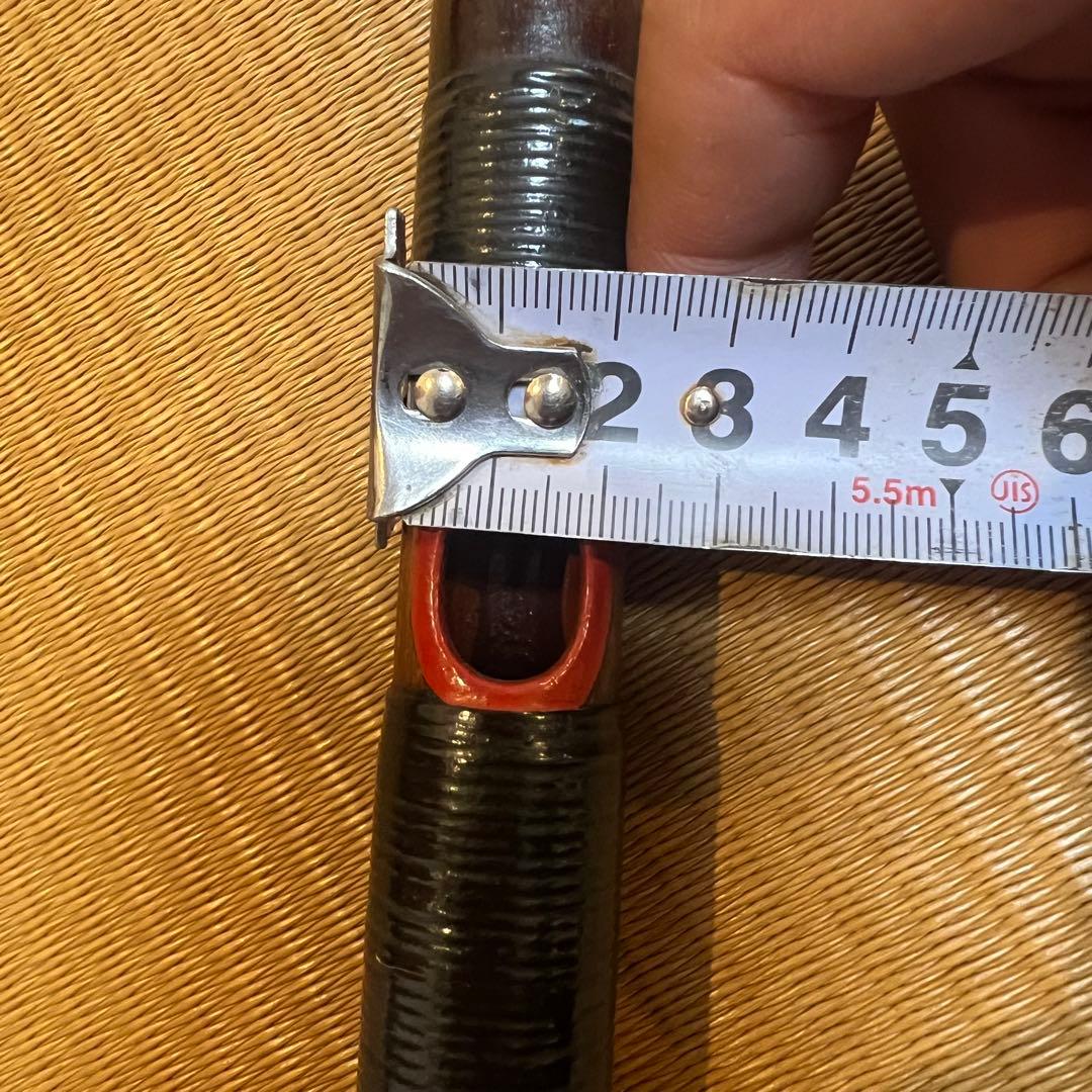 ※ノギオ 能管 煤竹 本管 桜樺巻き 専用筒付