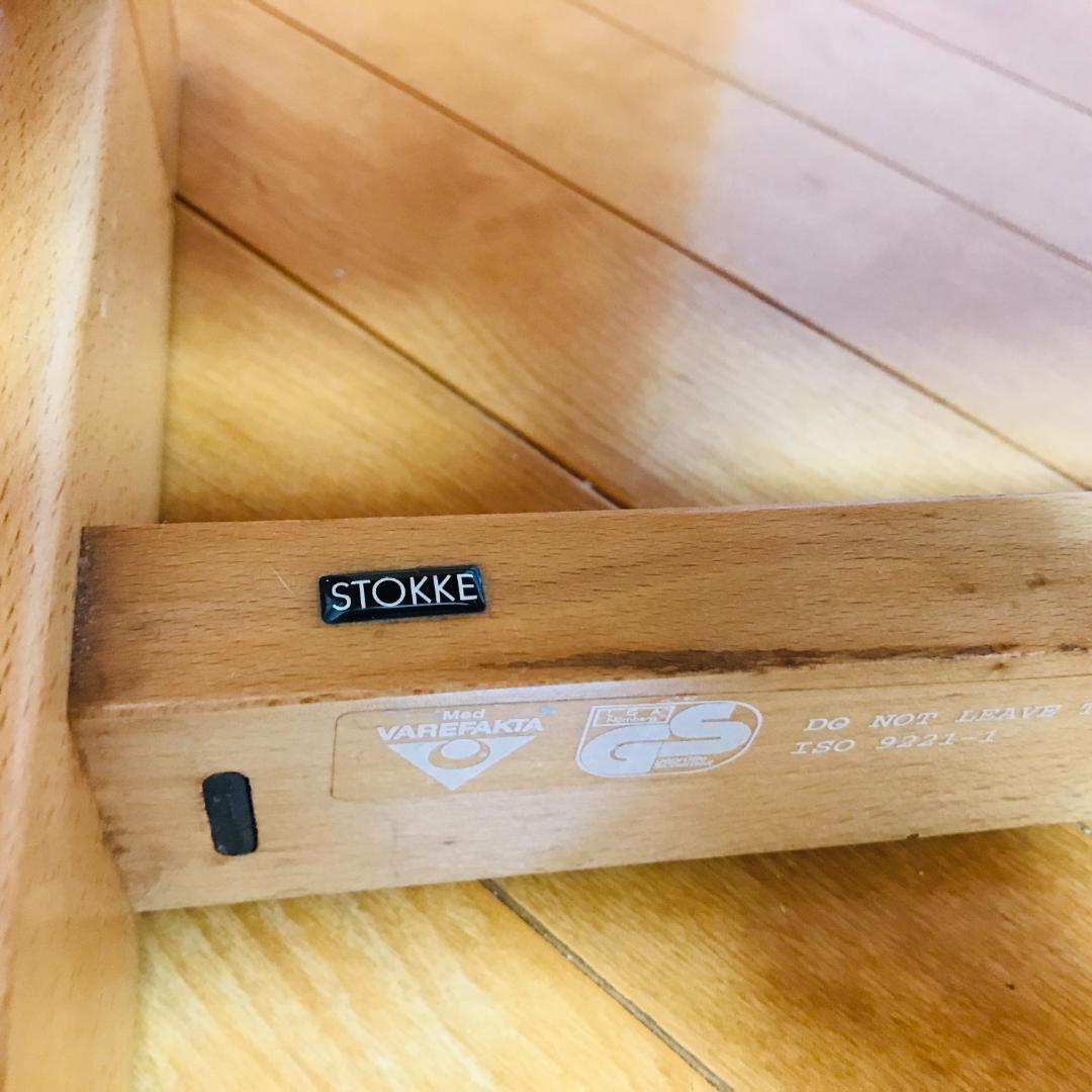 ２台　ストッケトリップトラップ　旧型　ベビーチェア　ハイチェア　シリアル無し