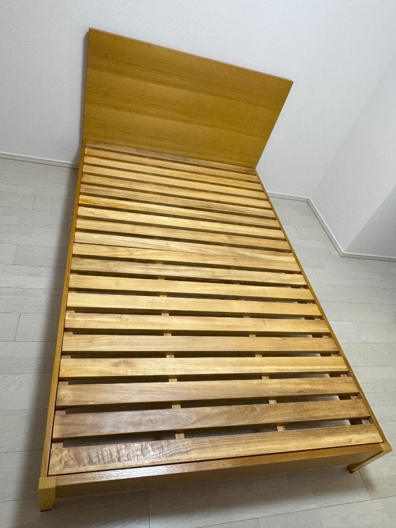 セミダブル マットレス(レガリア)＆すのこベッドフレーム セット ヘッドボード付