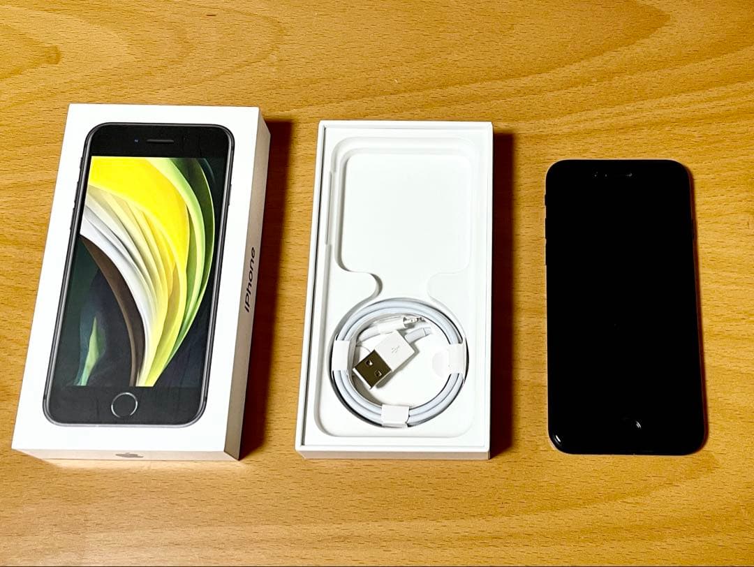 ◆海外版◆iPhone SE2◆BLACK/128GB/シャッター音無し