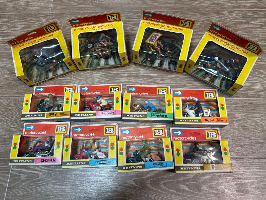 BRITAINS 英国製 モーターサイクル フィギュア 大量まとめ売り 12点