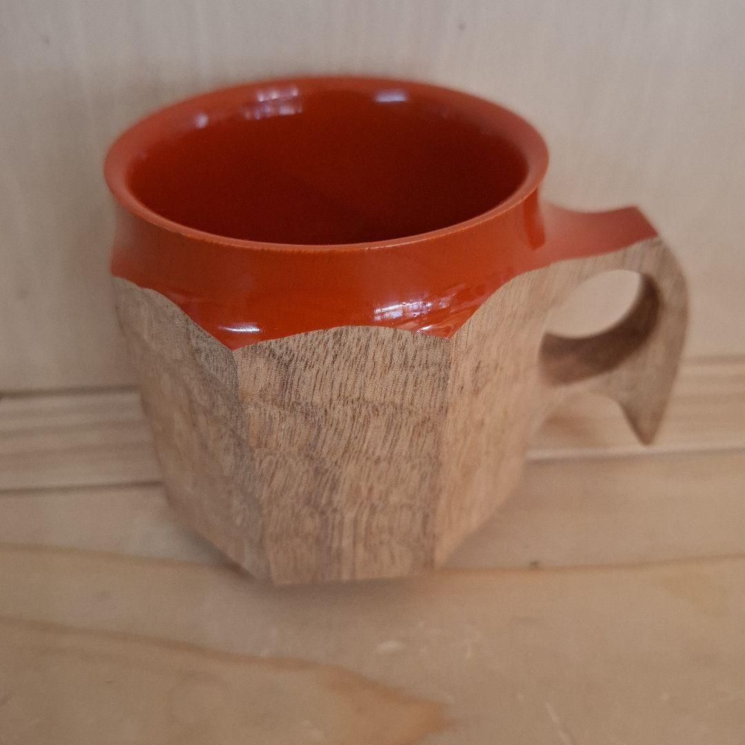 ジンカップ　赤漆 Urushi KIKISA Jincup M 袋付き①