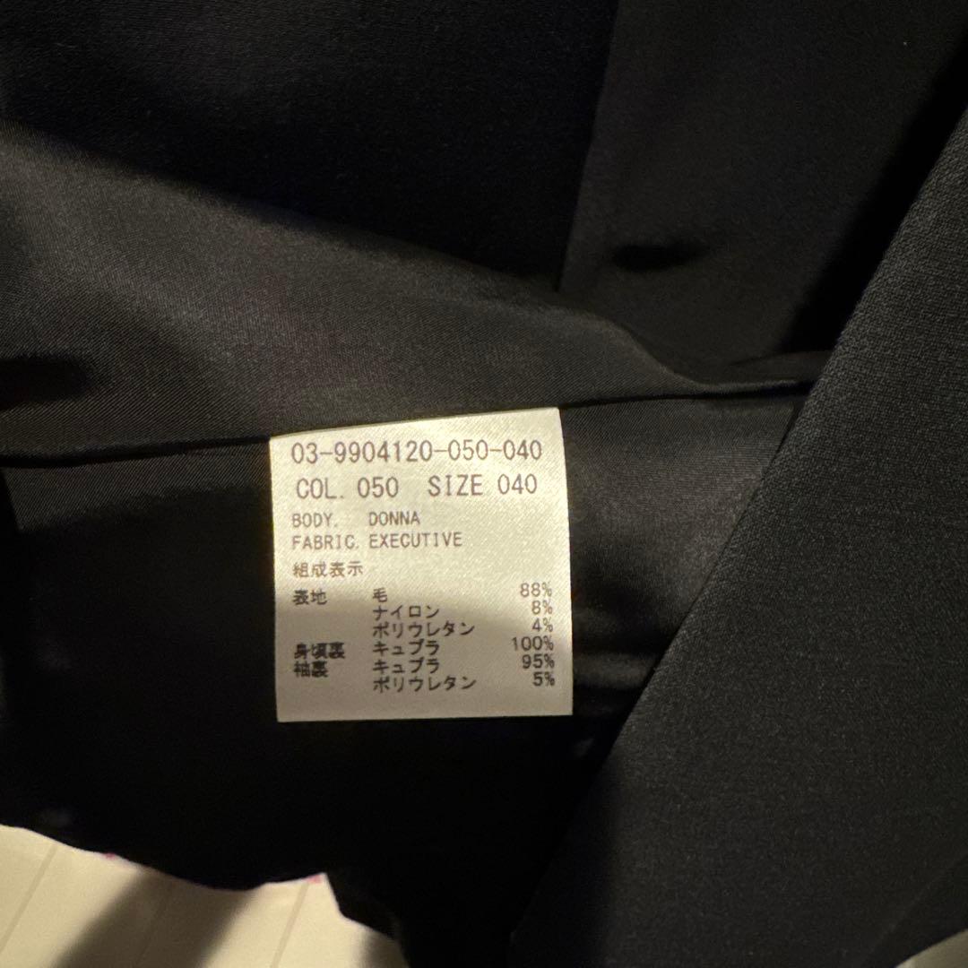 最終値下げ！卒業式に！新品theory フォーマルスーツ　黒　40