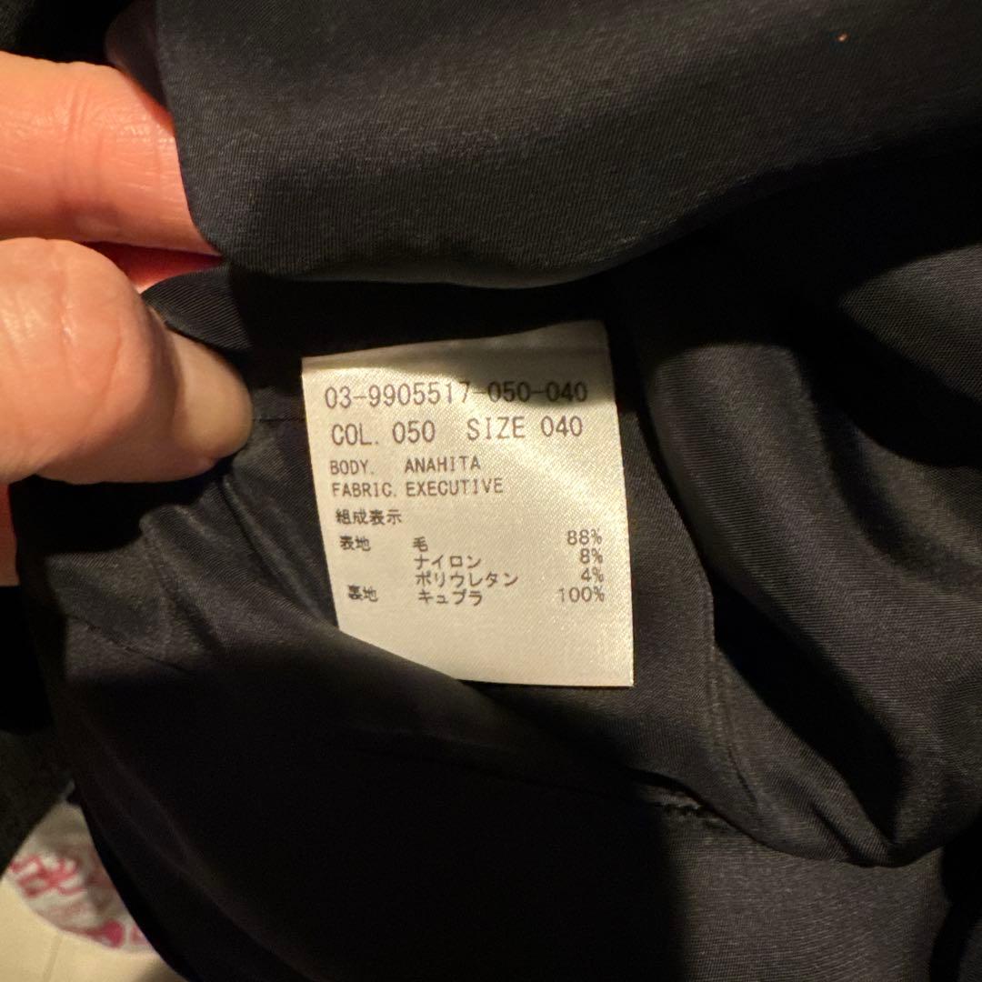 最終値下げ！卒業式に！新品theory フォーマルスーツ　黒　40