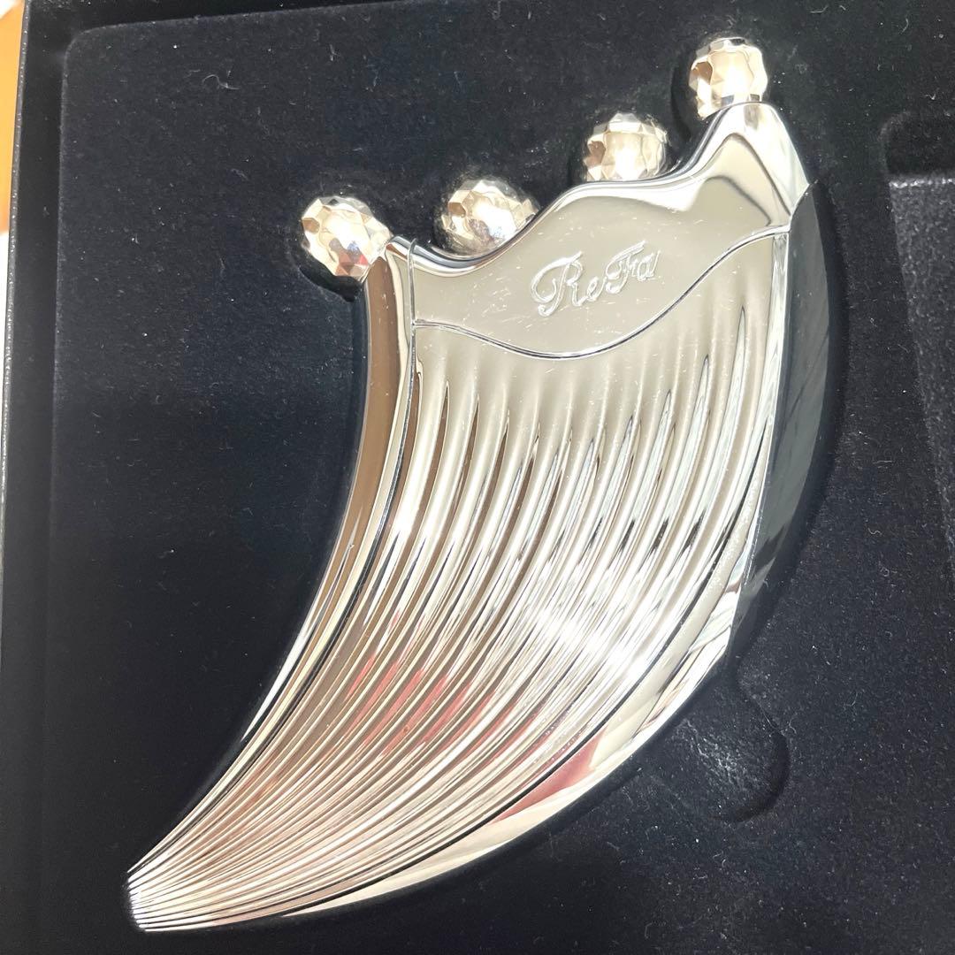 超美品　リファ　ソーラー美顔器　マイクロカレント　リンパ　箱、収納ポーチ付き