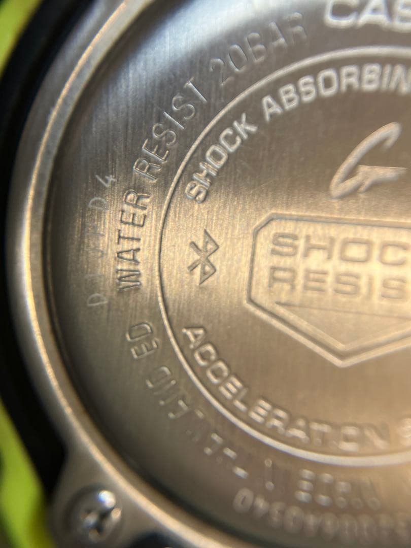 【中古】【稼働品】G-SHOCK GBDー200ー9JF蛍光イエロー