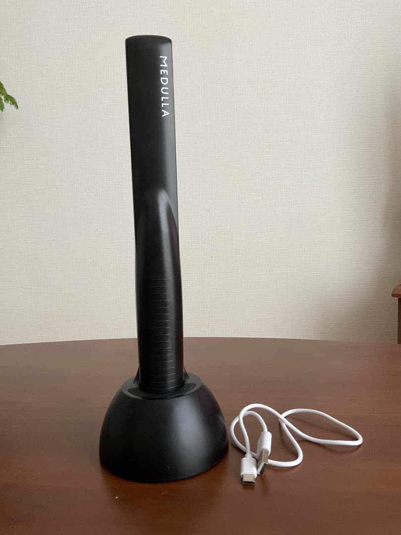 MEDULLIA ヘアアイロン ブラック USBケーブル付