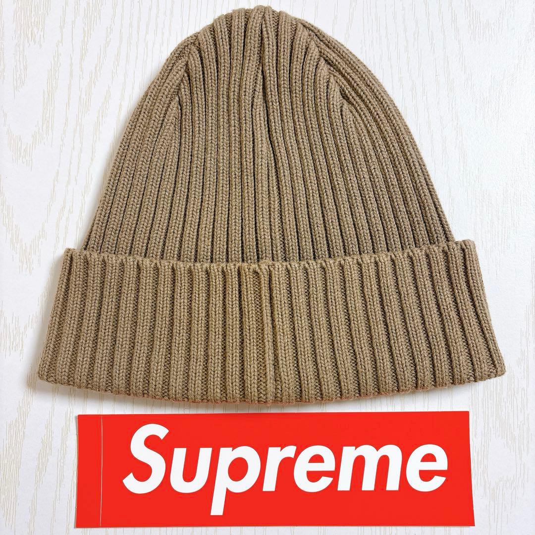 Supreme Overdyed Beanie Taupe トープ　ニット帽