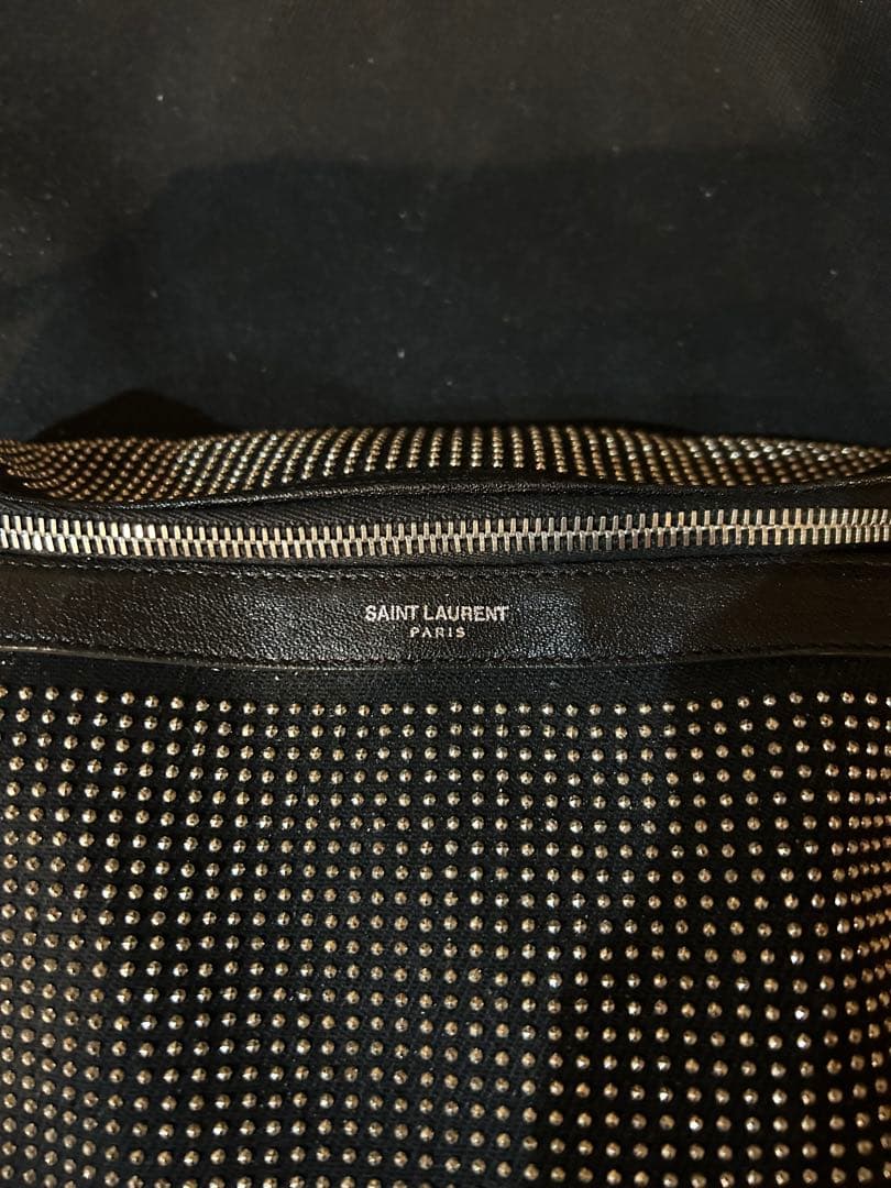SAINT LAURENT ブラックスタッズリュック