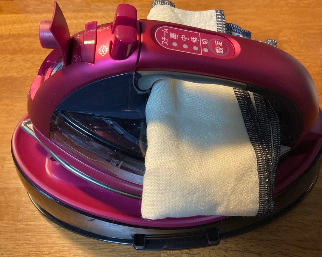 パナソニック コードレススチームWヘッドアイロン ピンク NI-WL705-P