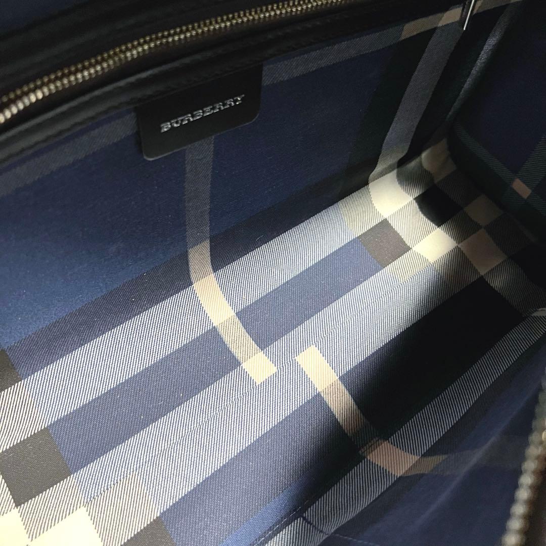 希少！❤️未使用品❤️BURBERRY バーバリー ハンドバッグ レザー ストロー