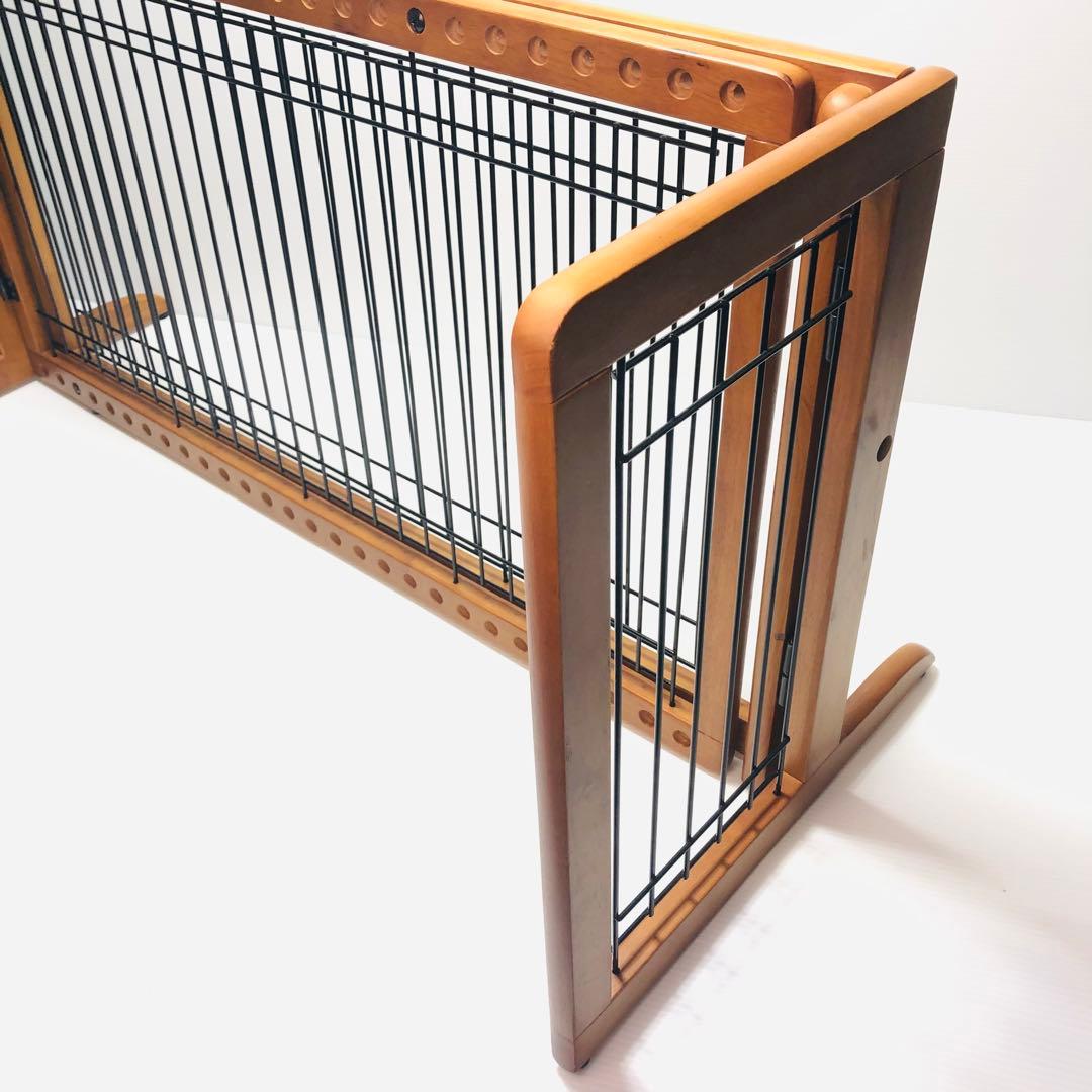 【美品!!】リッチェル 木製おくだけゲート ペットゲート ワイド ベビーゲート◎