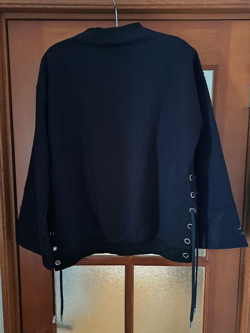 HARE×ADO 青薔薇刺繍 黒スウェット S