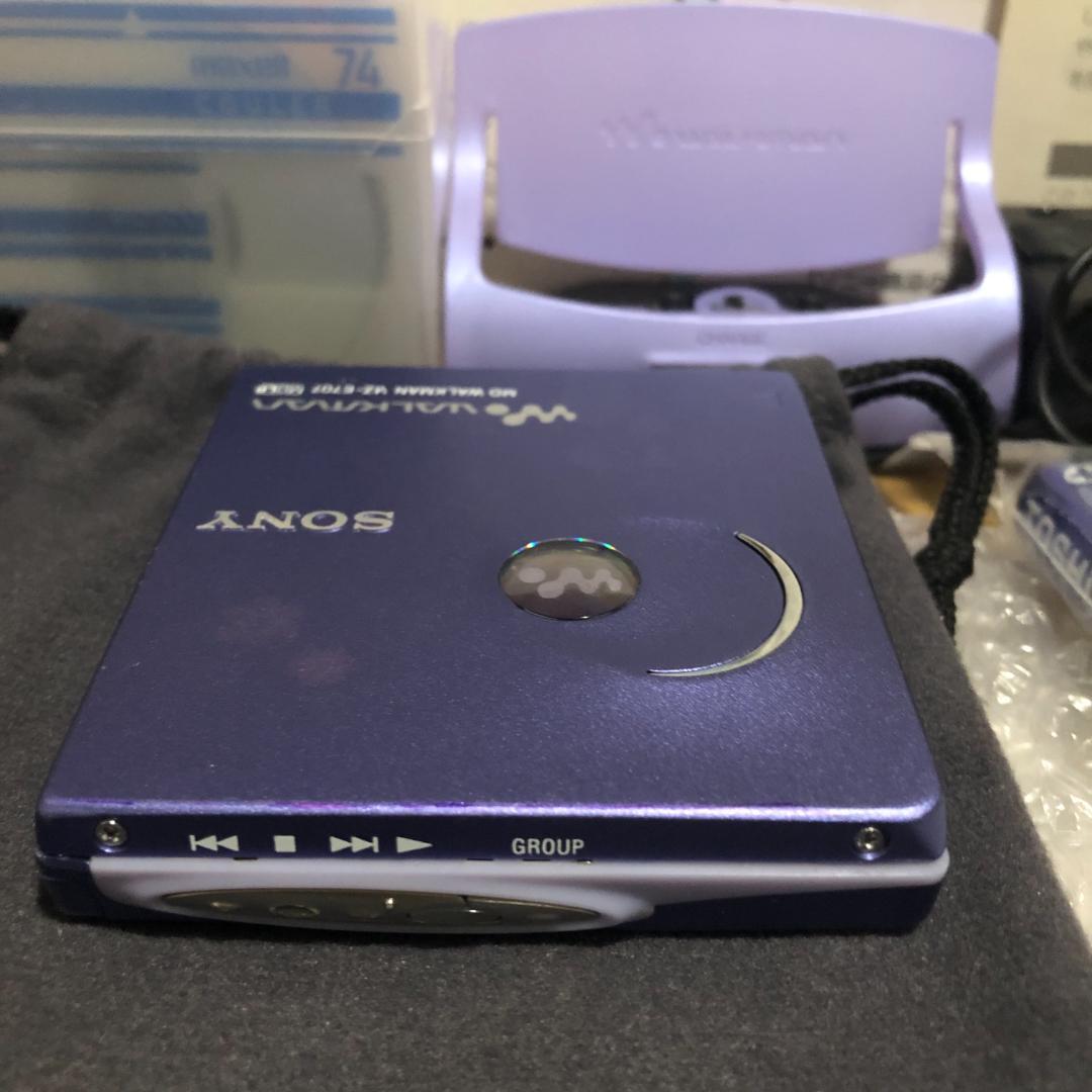 SONY MZ-E707 ポータブルMDプレーヤー MDLP対応 動作確認済