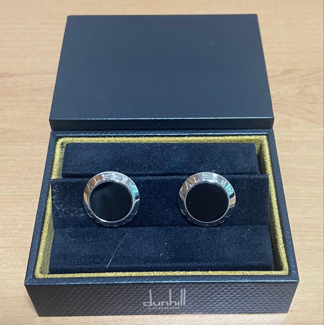 dunhill オニキス  カフリンクス ブラック