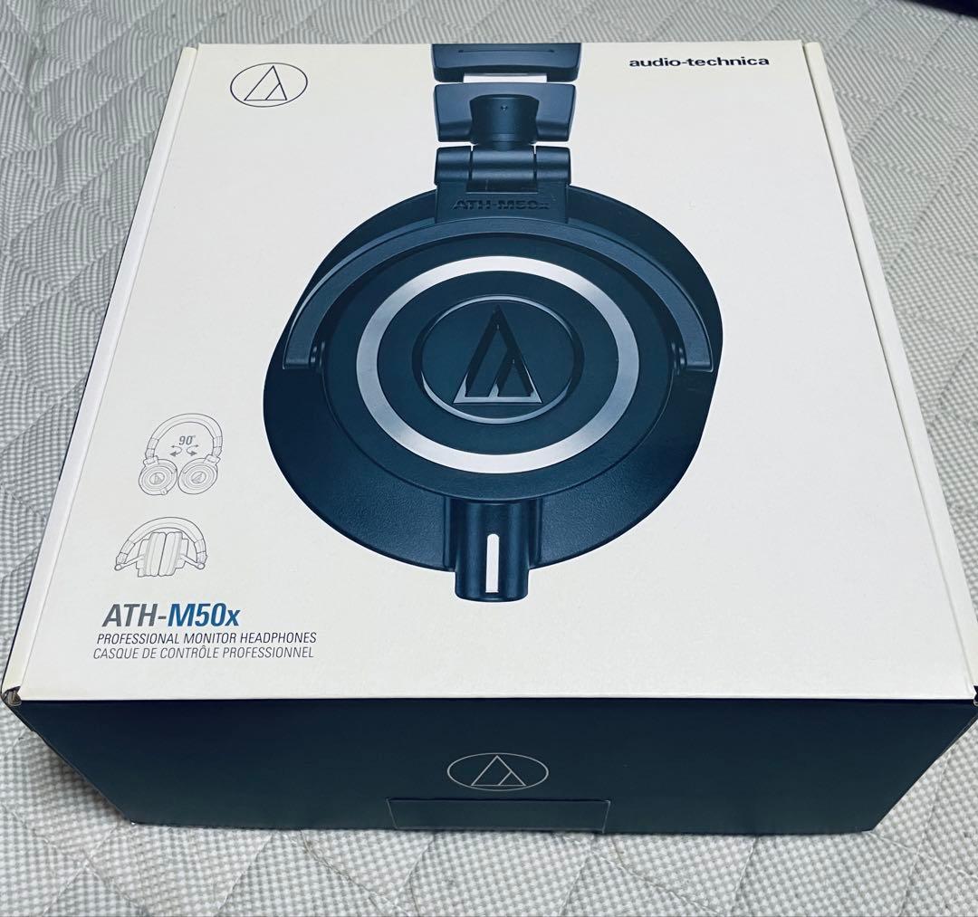Audio-Technica ATH-M50x ヘッドホン イヤーパッド交換済