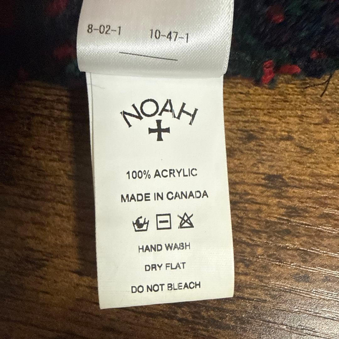NOAH ネイビーとレッドのビーニー　レア