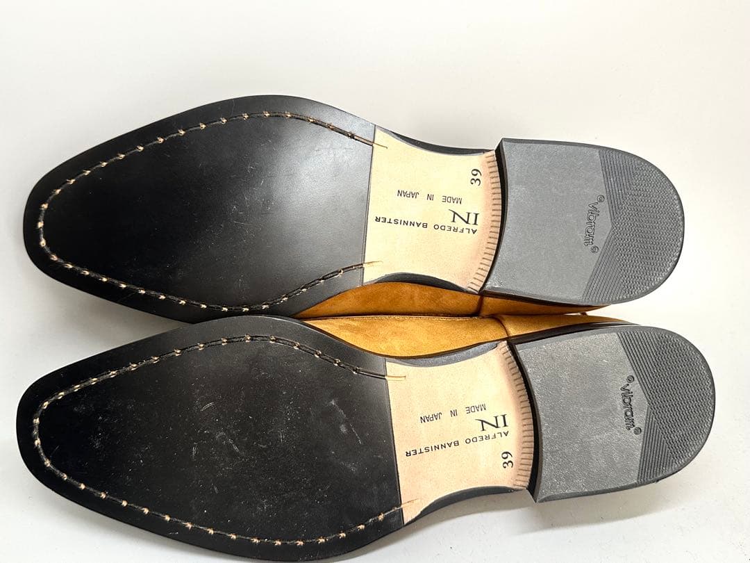 アルフレッドバニスター IN 24.5cm メンズ ストレートチップ 革靴