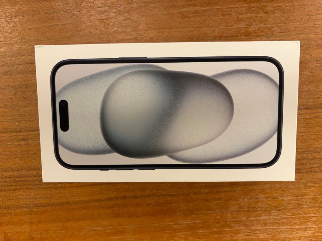 iPhone 15 ブラック　128GB SIMフリー アップルストア購入