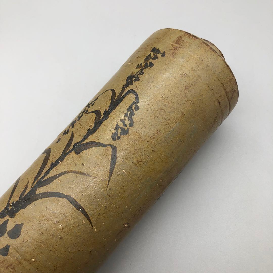 木箱入り絵高麗徳利酒器一輪挿し花瓶フラワーベース伝統工芸陶器ビンテージ置物