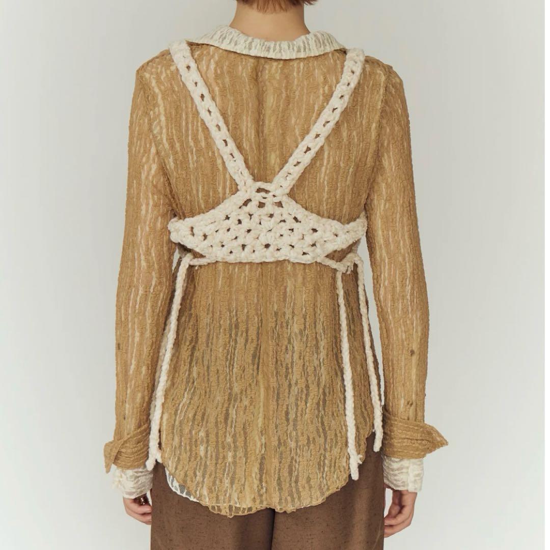 トップス EAPHI HAND KNITTING BUSTIER