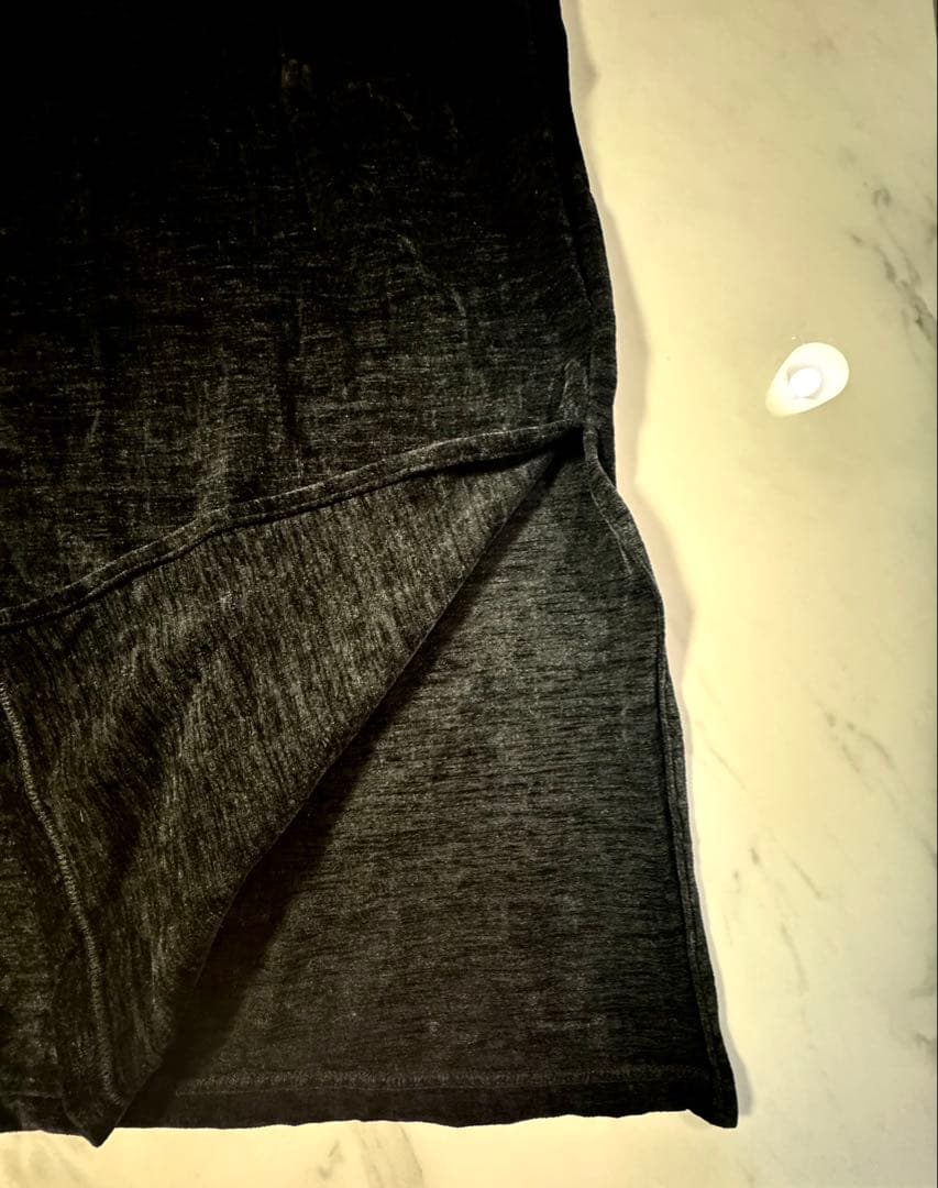 CITYSHOP ポロシャツワンピース　黒　ロングワンピース　シティーショップ