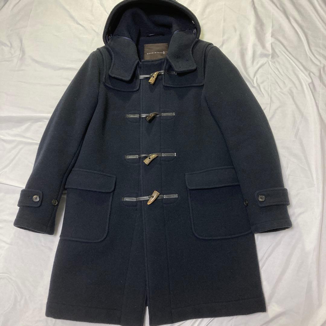【良品】MACKINTOSH マッキントッシュ ダッフルコート ウール 濃紺