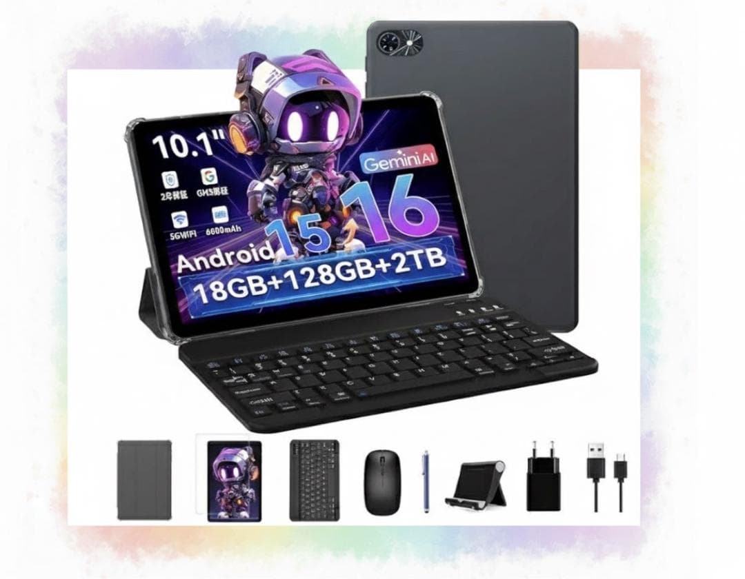 Android 16 タブレット 10インチ 18GB+128GB 2026最新