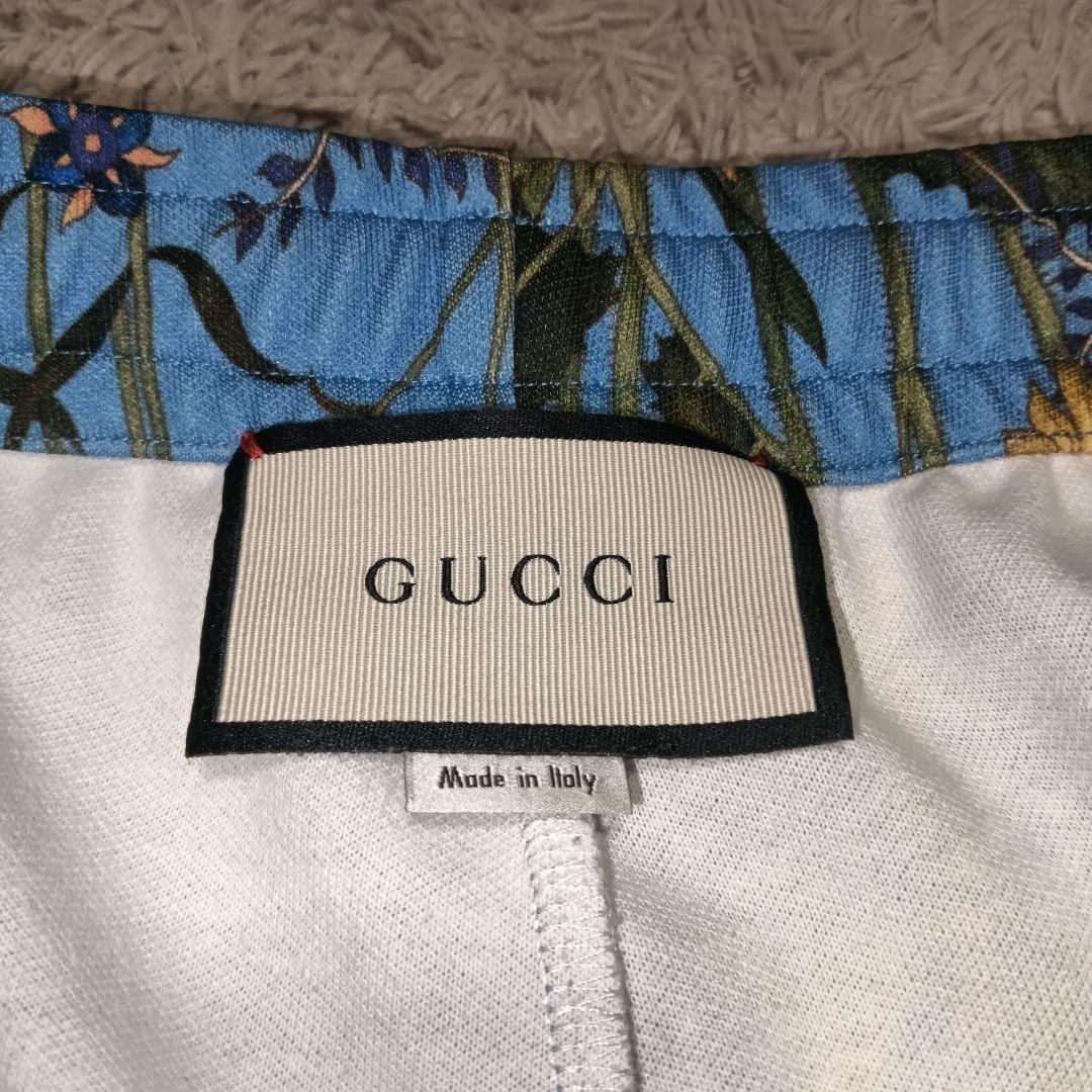 【希少】GUCCI フローラル ボタニカル テクニカルジャージ　パンツ Lサイズ