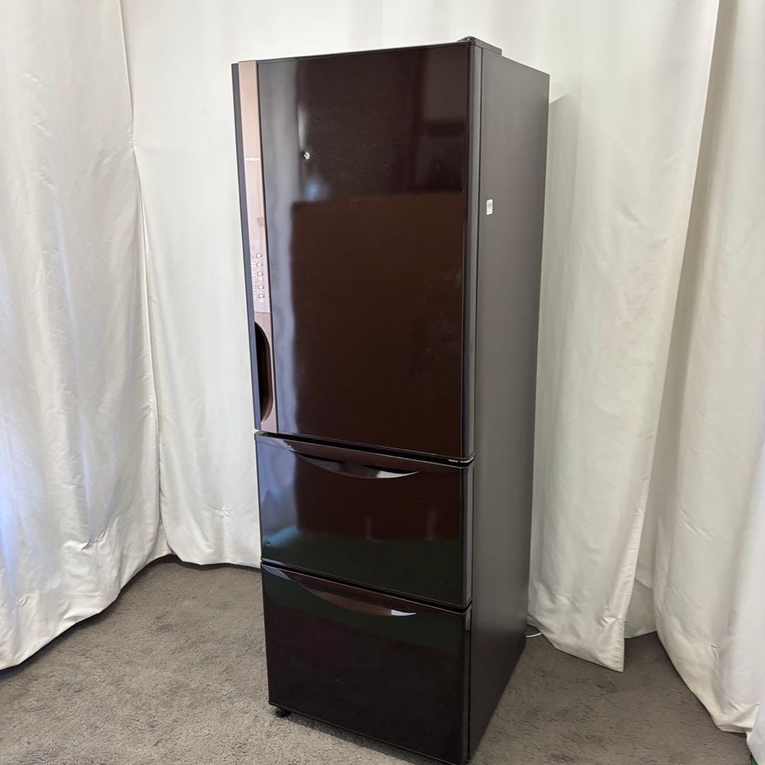 72　日立　冷蔵庫　大型　300-400ℓ　綺麗　右開　スリム　設置無料　安い‼️