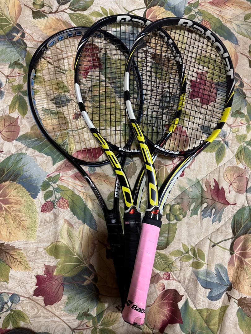 Babolat AeroproDrive 2本 プリンス O3 1本 セット