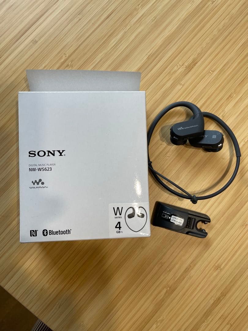 ソニー ヘッドホン一体型ウォークマン Wシリーズ NW-WS623 : 4GB