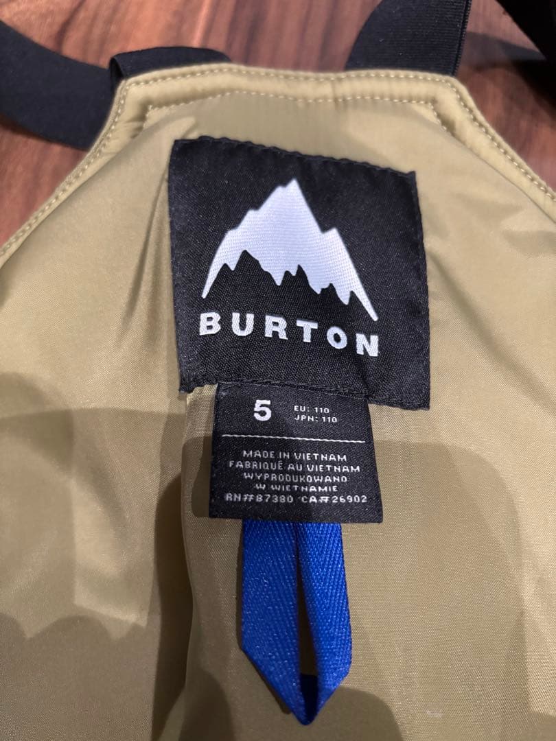 Burton 子ども スノーボードウェア　セット　キッズ 5T 110cm