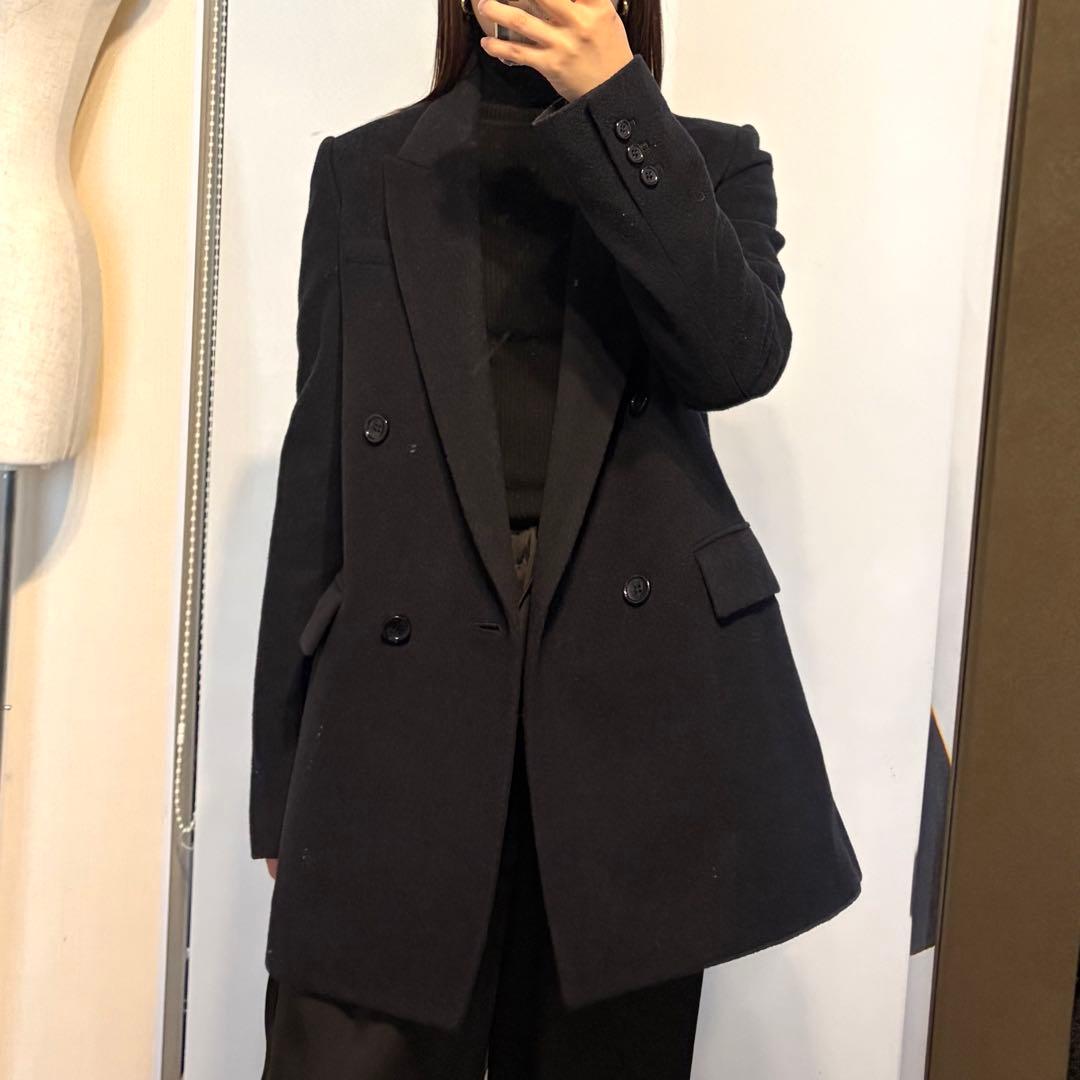 le ciel blue ウール テーラードジャケット ネイビー ダブル