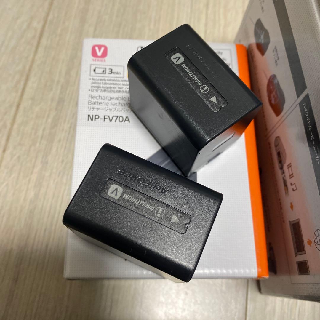 SONY FDR-AX45 4Kビデオカメラ 本体と付属品と箱