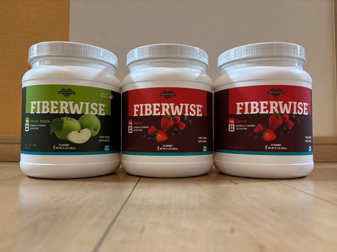 メラルーカ　ファイバーワイズ　グリーンアップル ベリー 3個セット