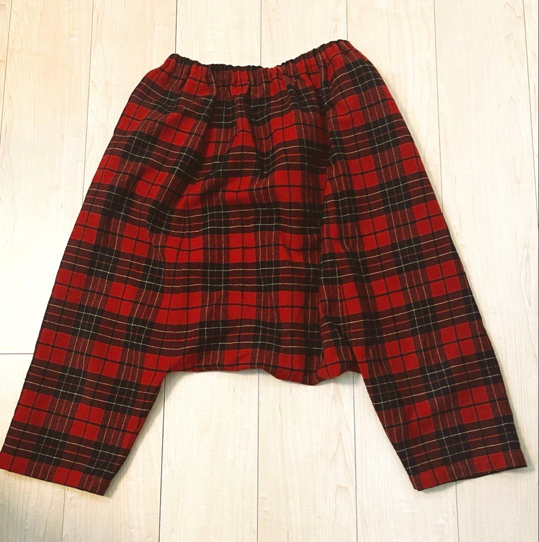 ほぼ日a. 大橋歩　チェック柄パンツ