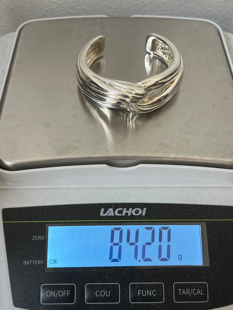 イヴサンローラン YVES SAINT LAURENT ノットカフバングル SV