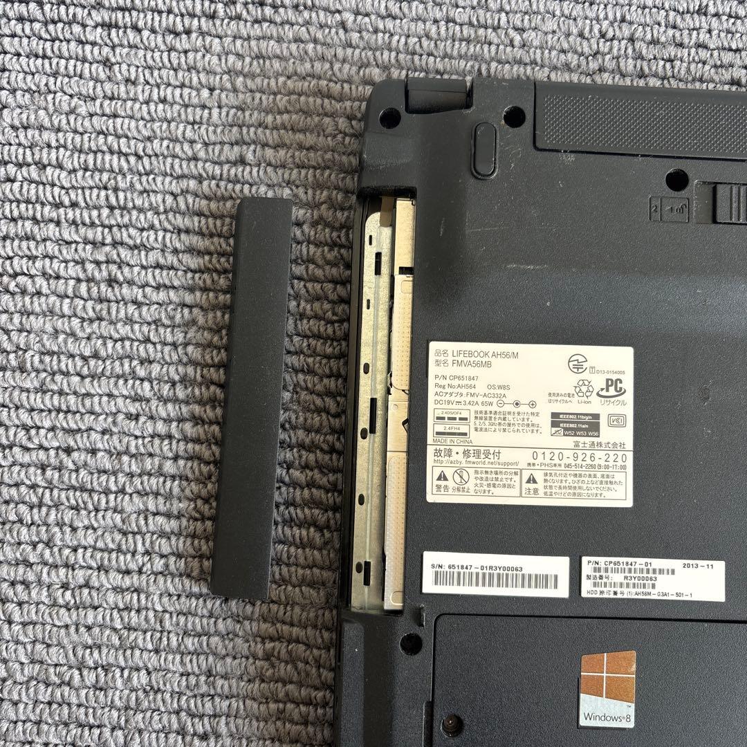 富士通lifebook AH56/M i7-4702MQ メモリ4GBタッチ機能