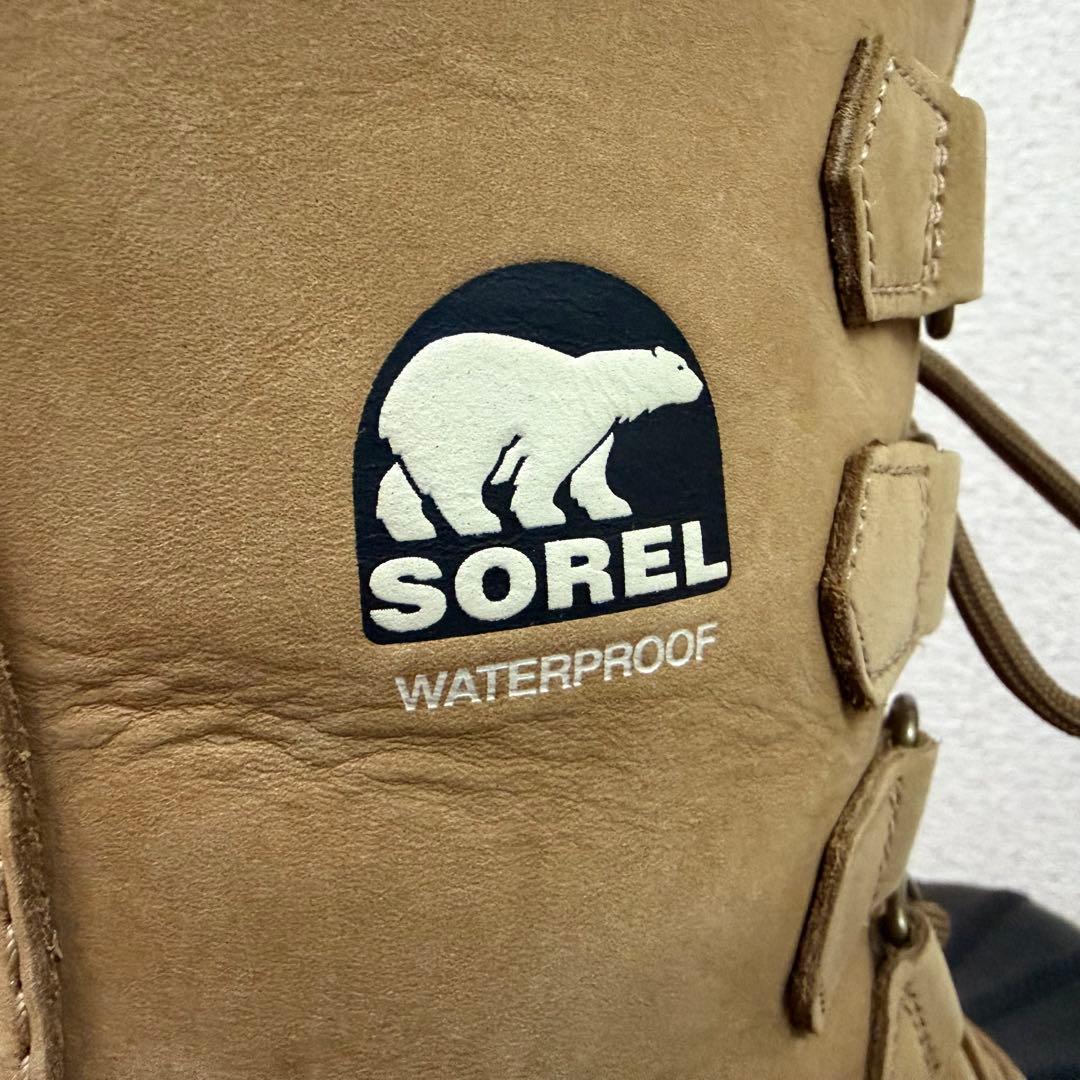 極美品◯ ソレル SOREL ブーツCaribou Buff BLACK 23