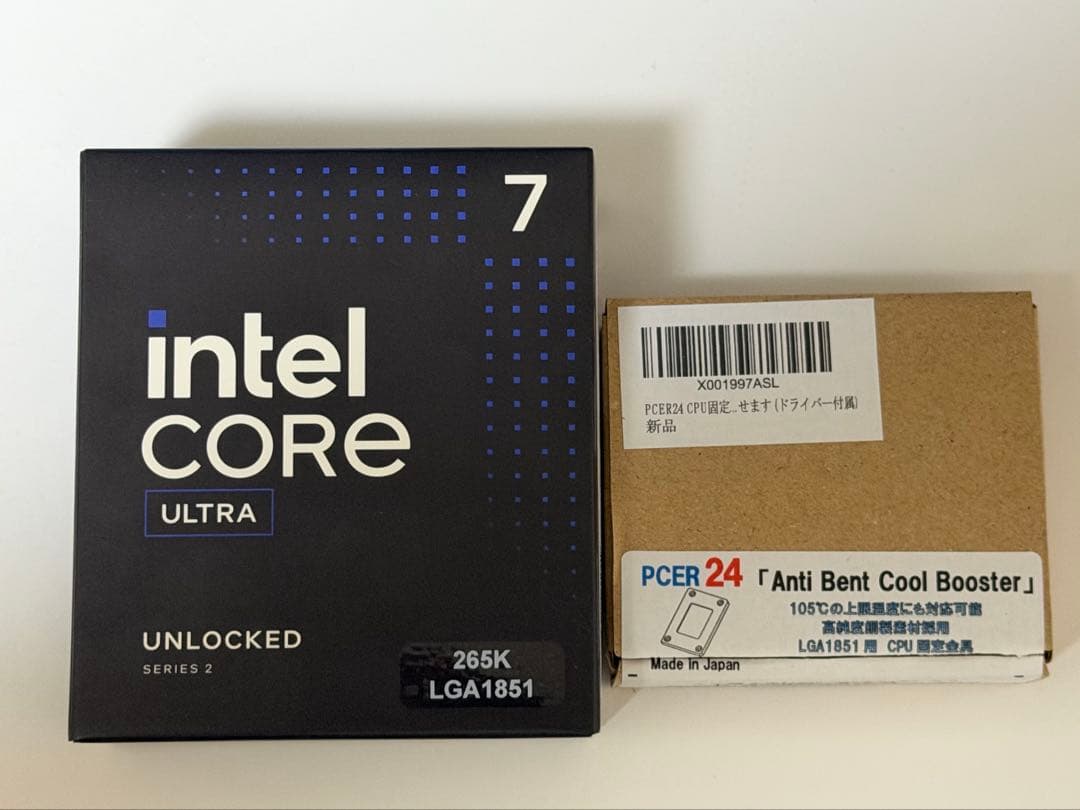 【保証書付】Core Ultra 7 265K + PCER24 固定金具