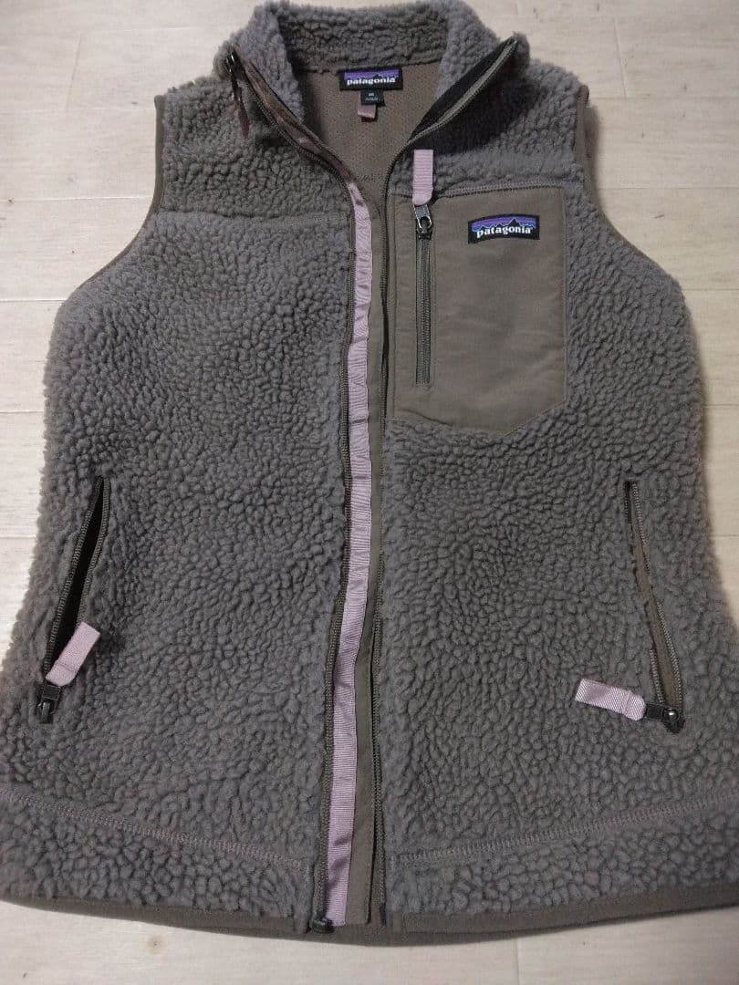 patagonia　レトロX　 フリースベスト XS グレー　ブラウン