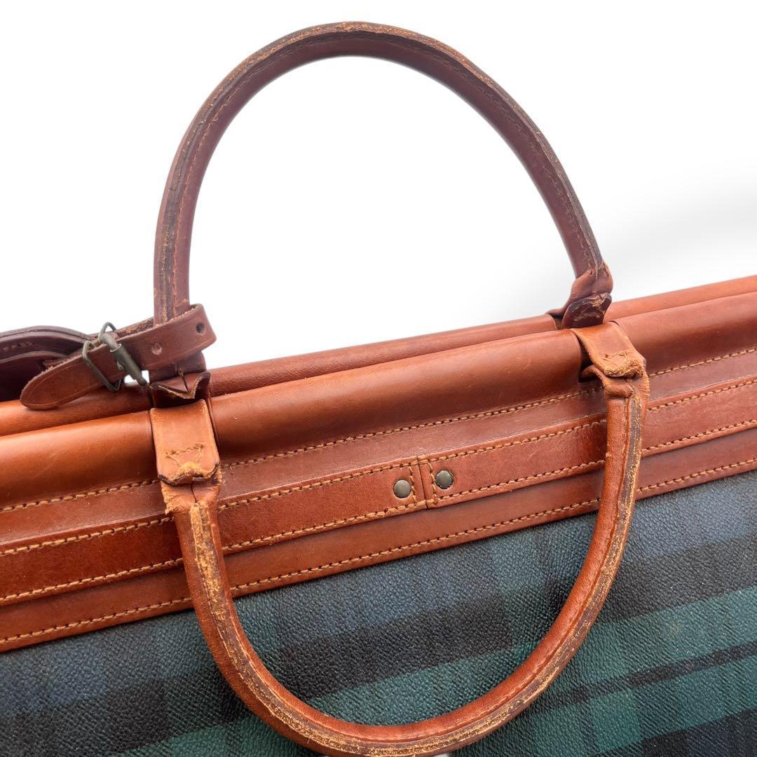 希少 ポロラルフローレン　ヴィンテージ ドクター ボストンバッグ PVC レザー