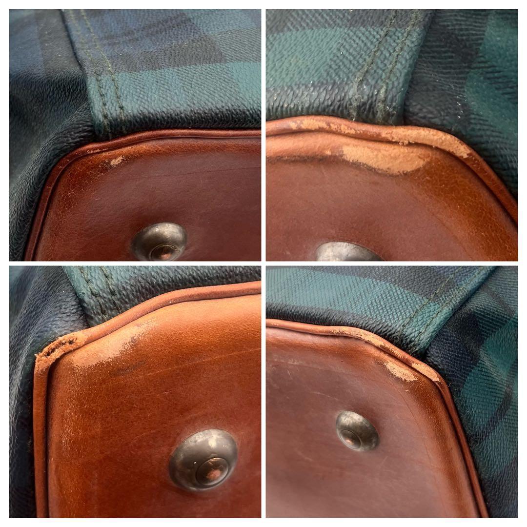 希少 ポロラルフローレン　ヴィンテージ ドクター ボストンバッグ PVC レザー